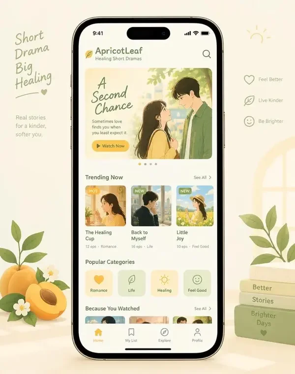 黄果漫剧 APP 界面预览