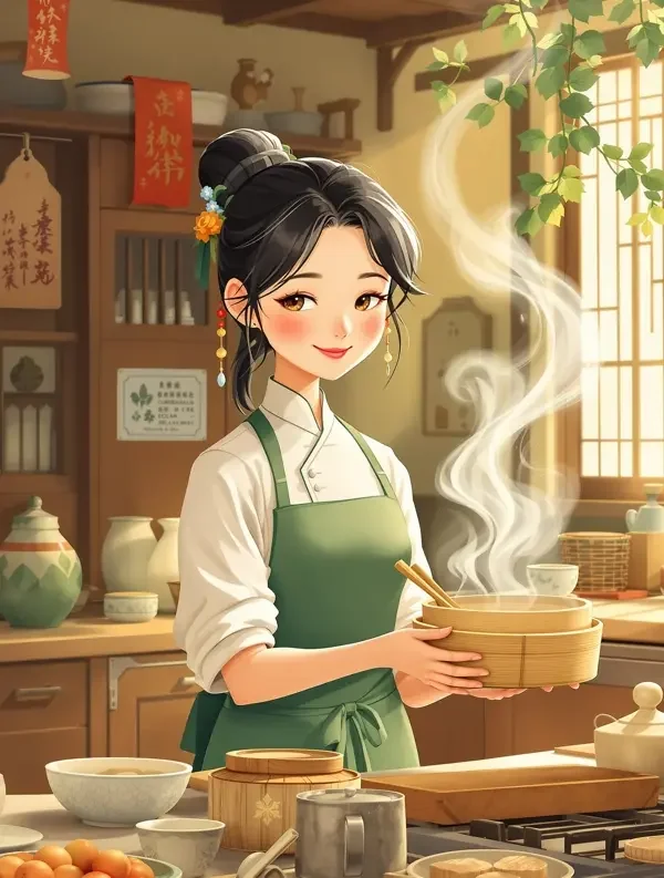 长安小厨娘 短剧封面 - 黄果漫剧